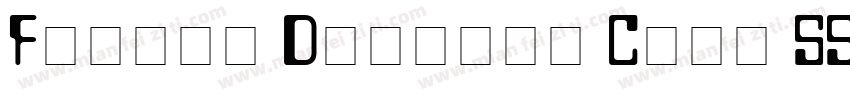 Fourth Display Caps SSi字体转换